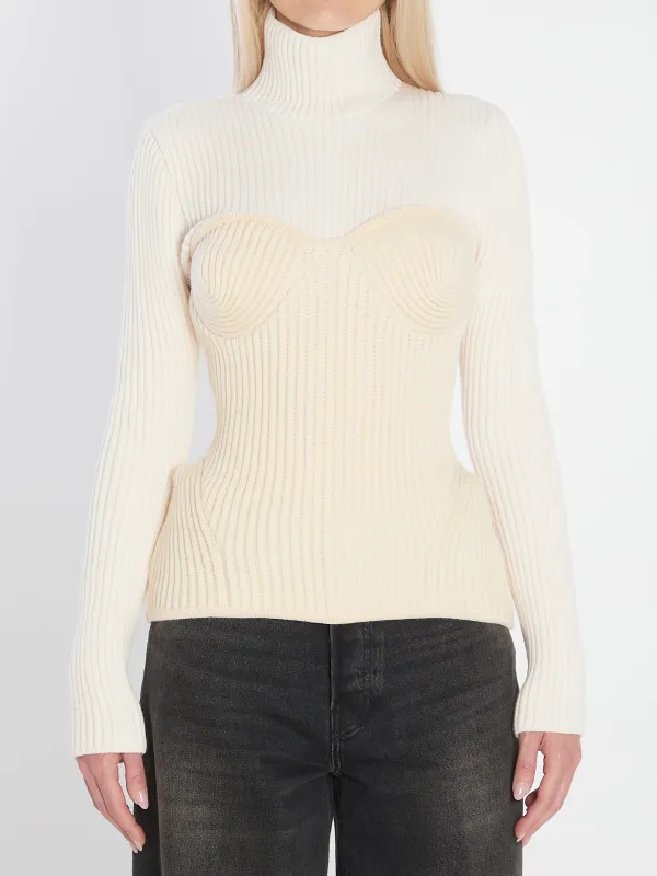 RIBBED KNIT PULLOVER sold by Lord & Taylor