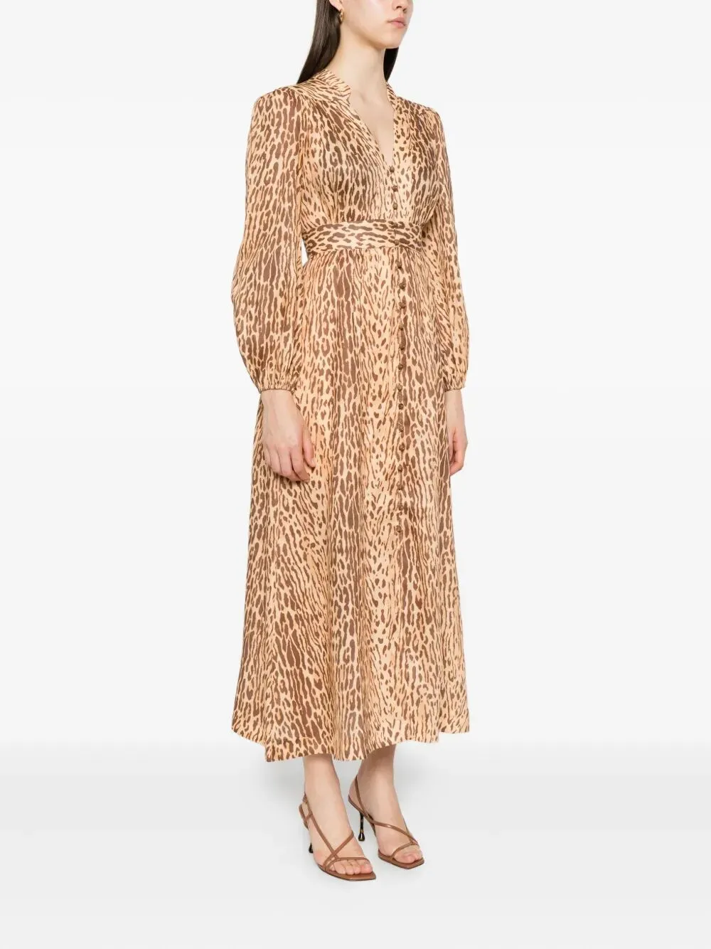 CASCADIAN PLUNGE MIDI DRESS sold by Lord & Taylor product image thumbnail 2