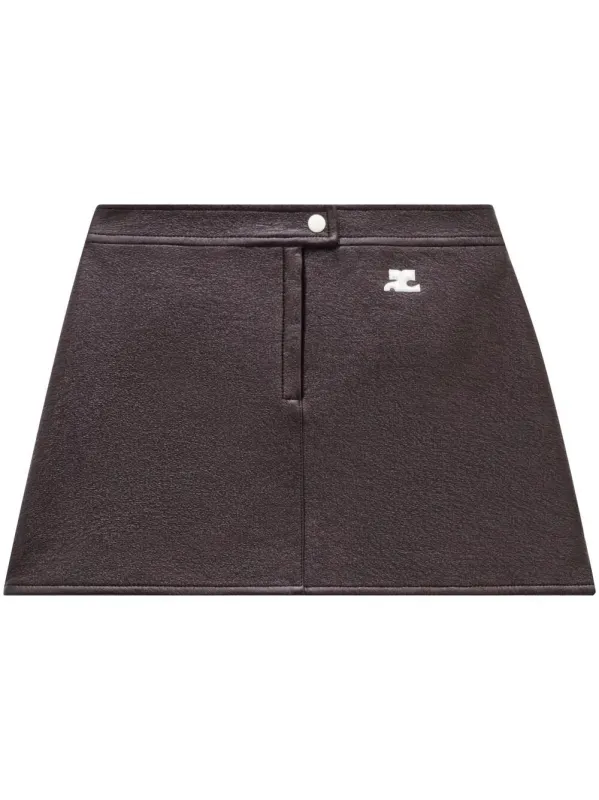 RE-EDITION VINYL MINI SKIRT sold by Lord & Taylor