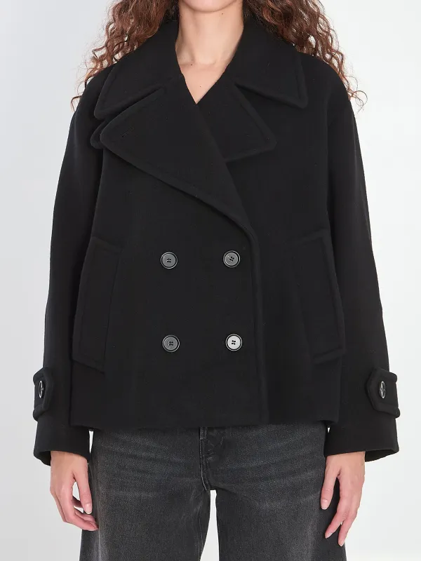 OVERSIZED WOOL SHORT COAT sold by Lord & Taylor