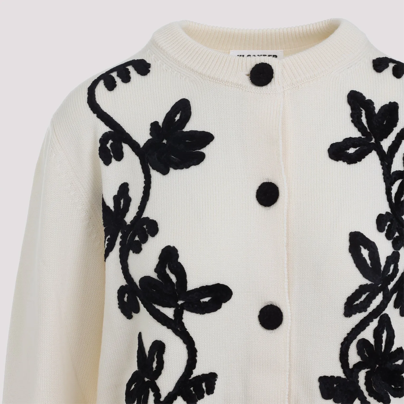 CN LONG SLEEVES CARDIGAN WITH VELVET EMBROIDERY sold by Lord & Taylor product image thumbnail 5