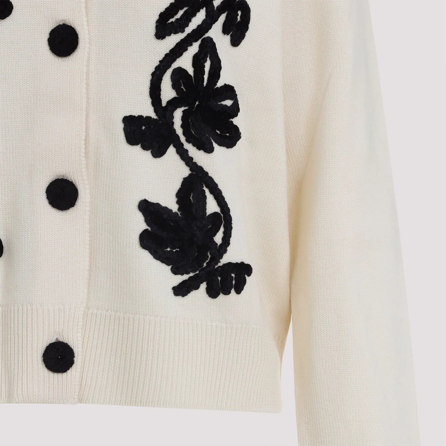 CN LONG SLEEVES CARDIGAN WITH VELVET EMBROIDERY sold by Lord & Taylor product image thumbnail 4
