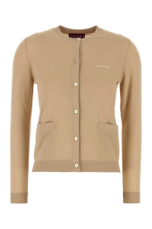 BEIGE CASHMERE BLEND CARDIGAN sold by Lord & Taylor