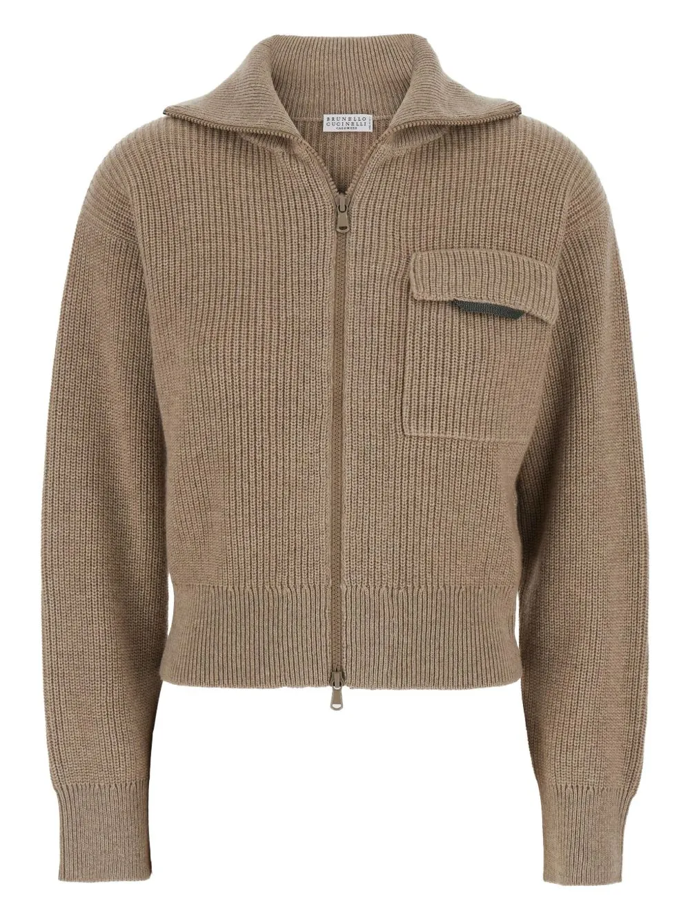 CASHMERE ZIPPED CARDIGAN sold by Lord & Taylor