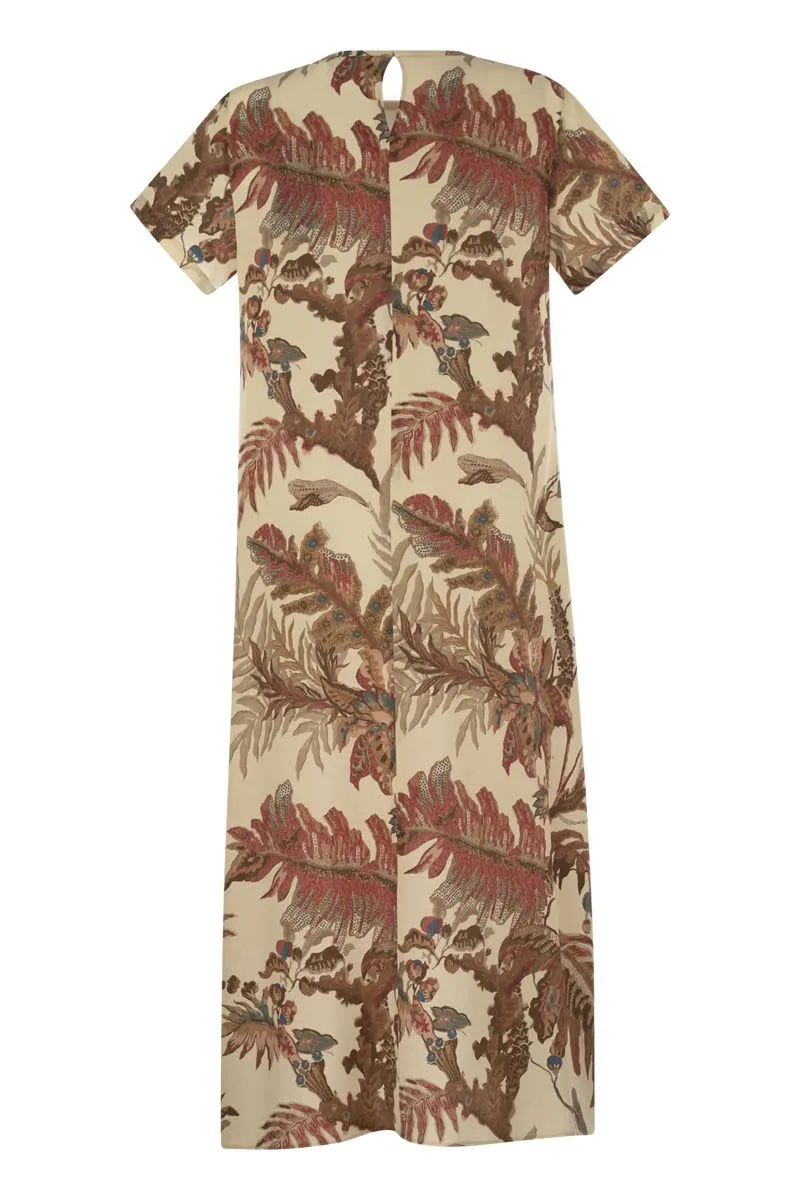 REVERE - PRINTED SILK T-SHIRT DRESS sold by Lord & Taylor product image thumbnail 2