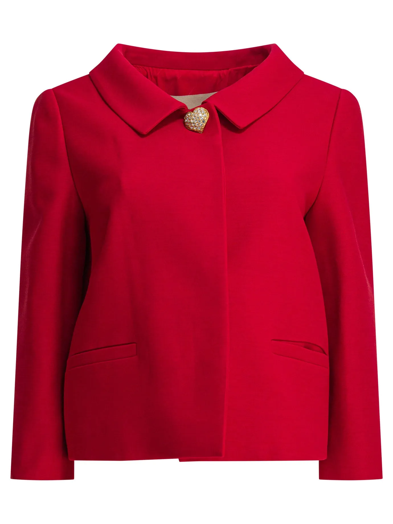 RED SILK JACKET sold by Lord & Taylor