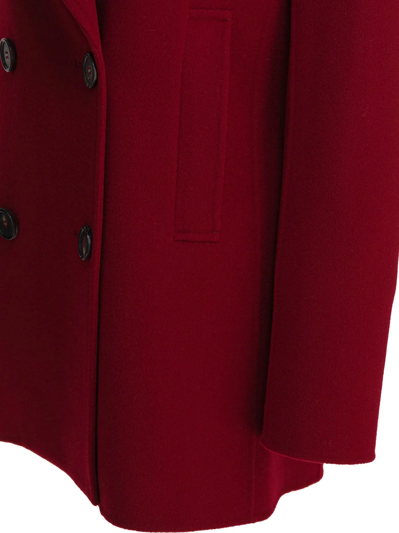 RED WOOL COAT sold by Lord & Taylor product image thumbnail 4