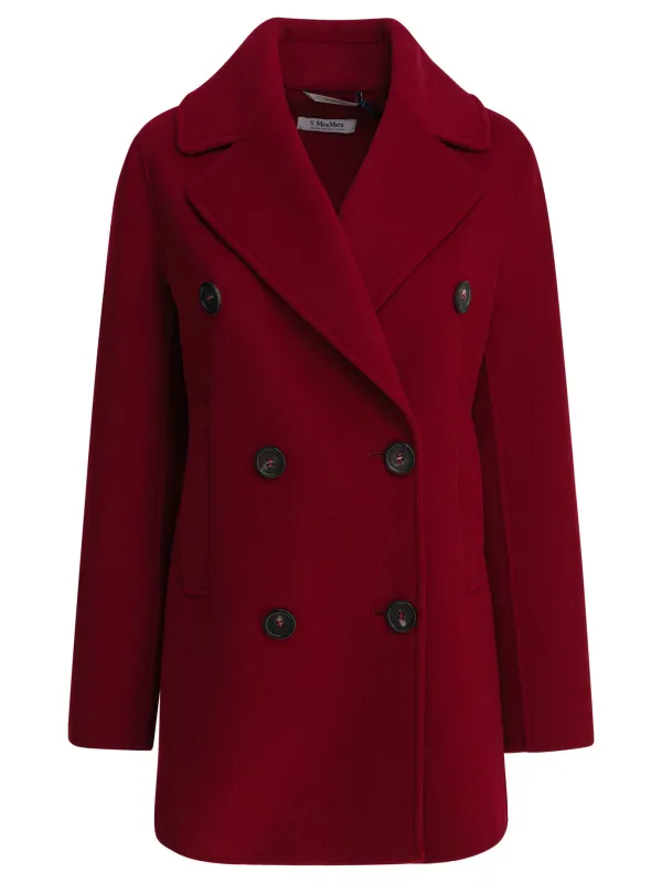 RED WOOL COAT sold by Lord & Taylor