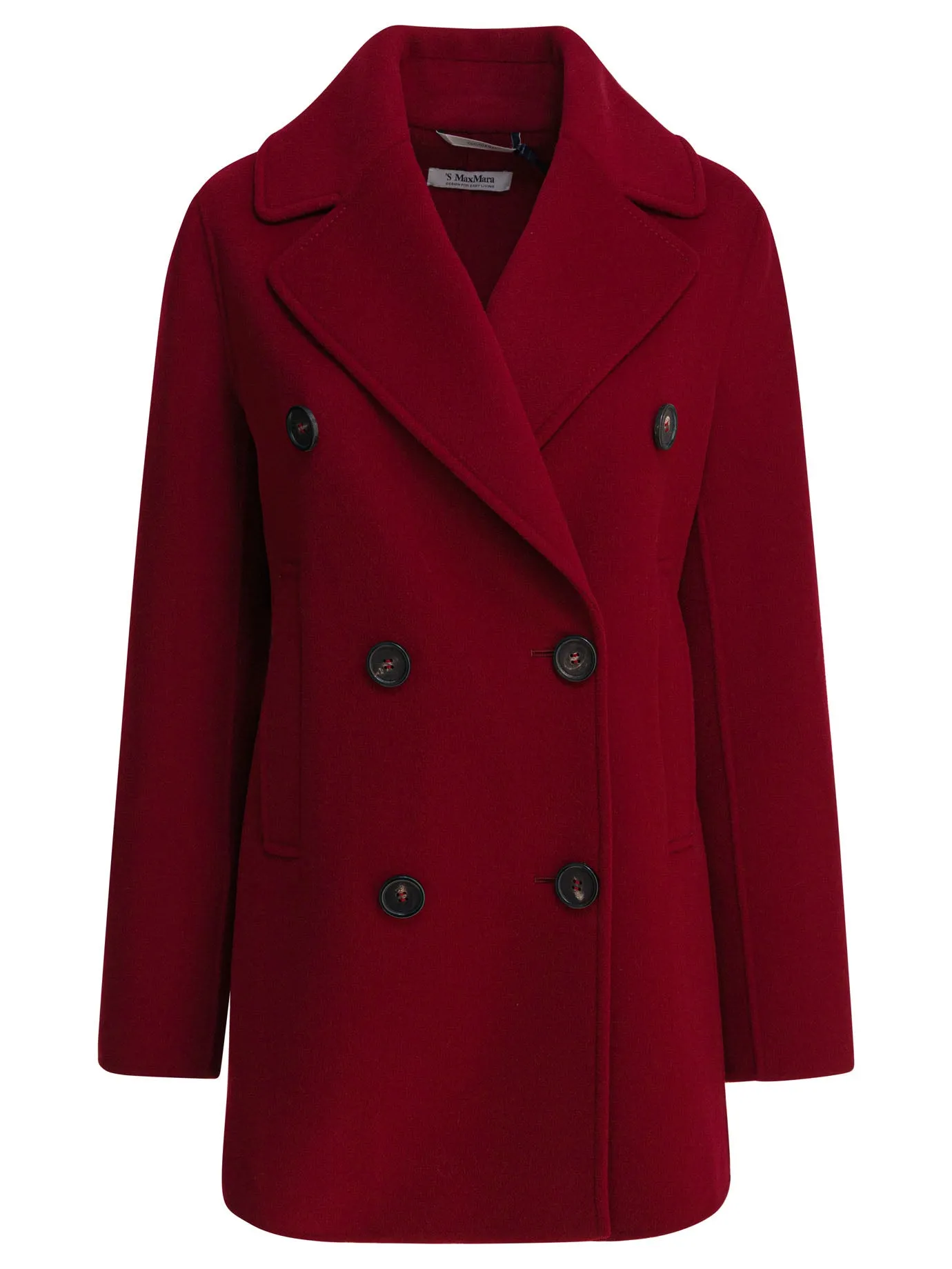RED WOOL COAT sold by Lord & Taylor