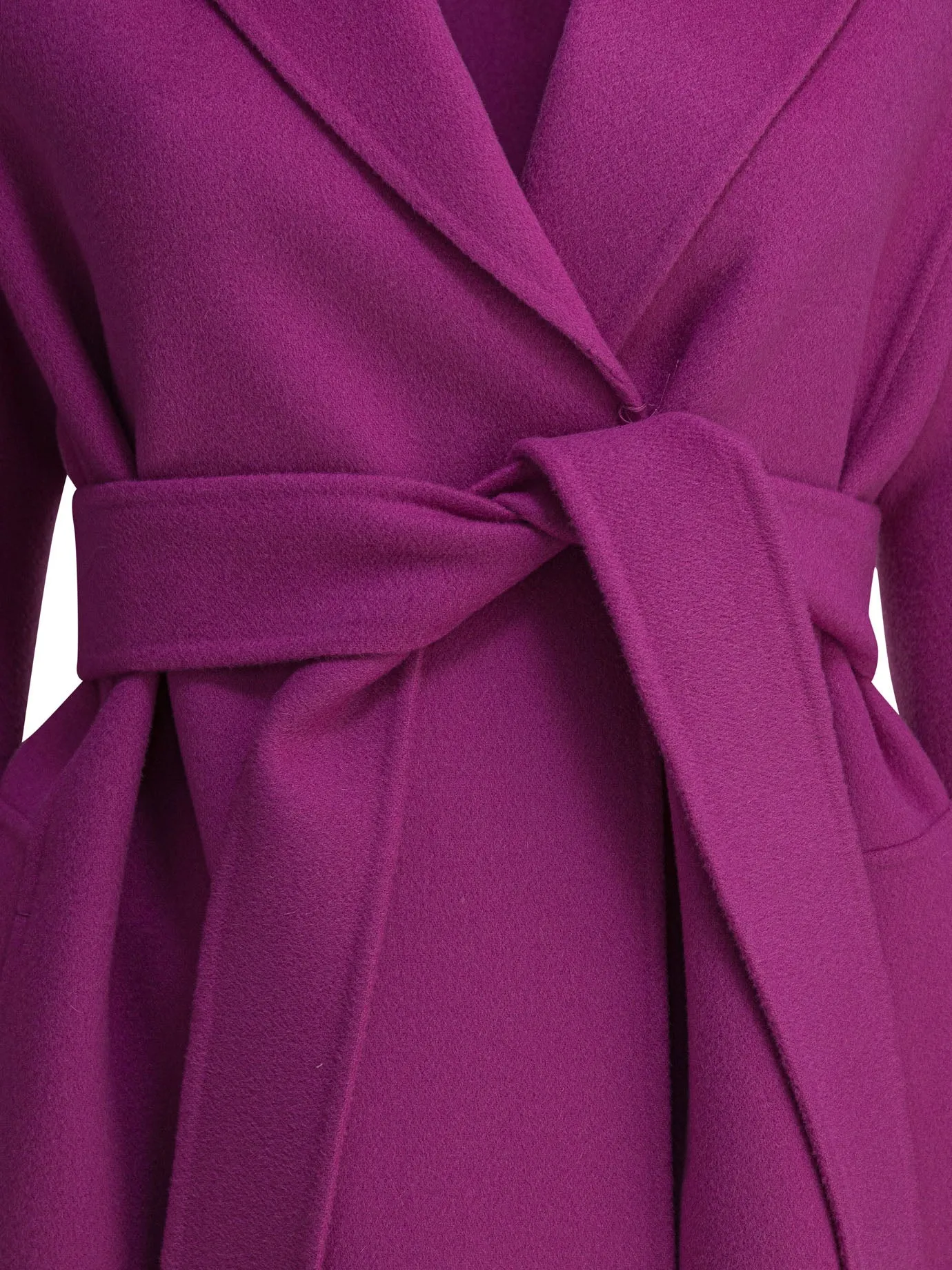 FUCHSIA WOOL COAT sold by Lord & Taylor product image thumbnail 3