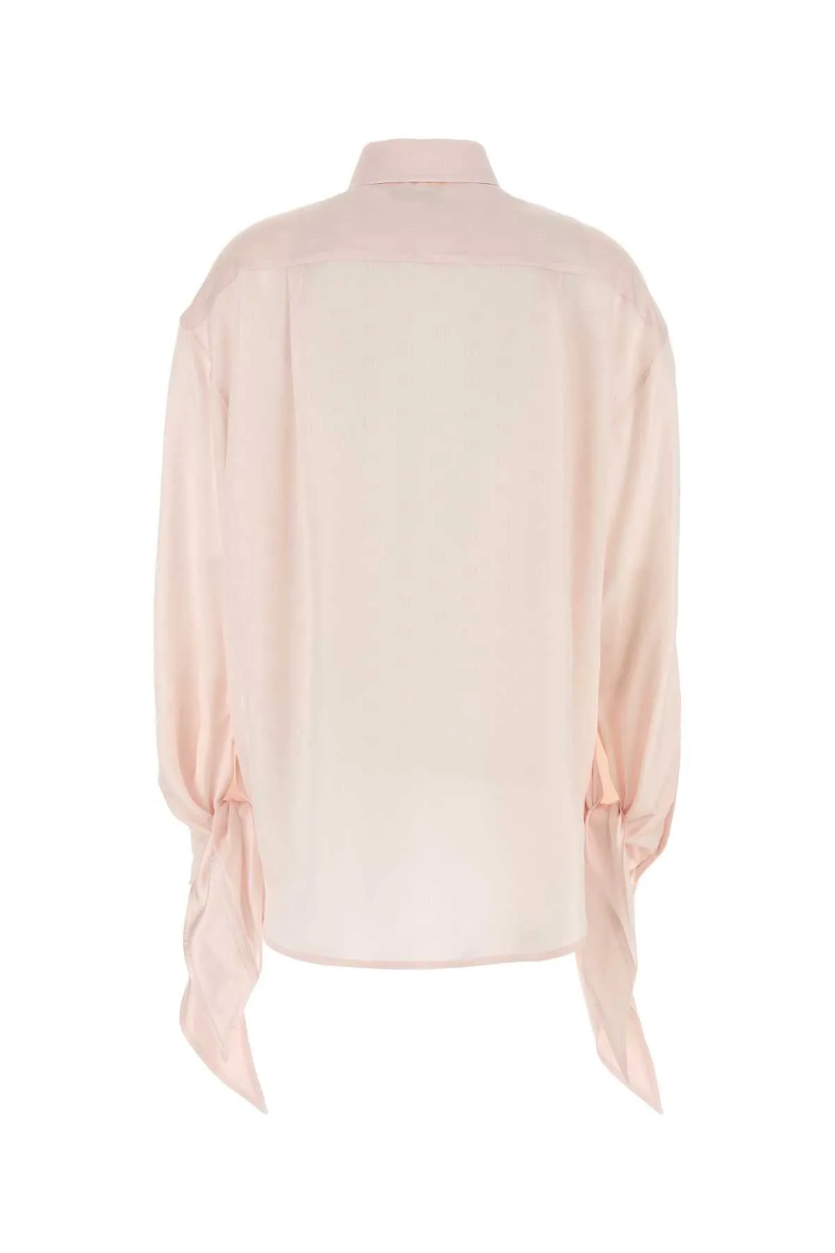PASTEL PINK SATIN SHIRT sold by Lord & Taylor product image thumbnail 2