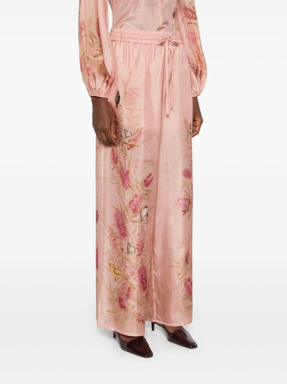 CASCADIAN PRINTED SILK TROUSERS sold by Lord & Taylor product image thumbnail 5