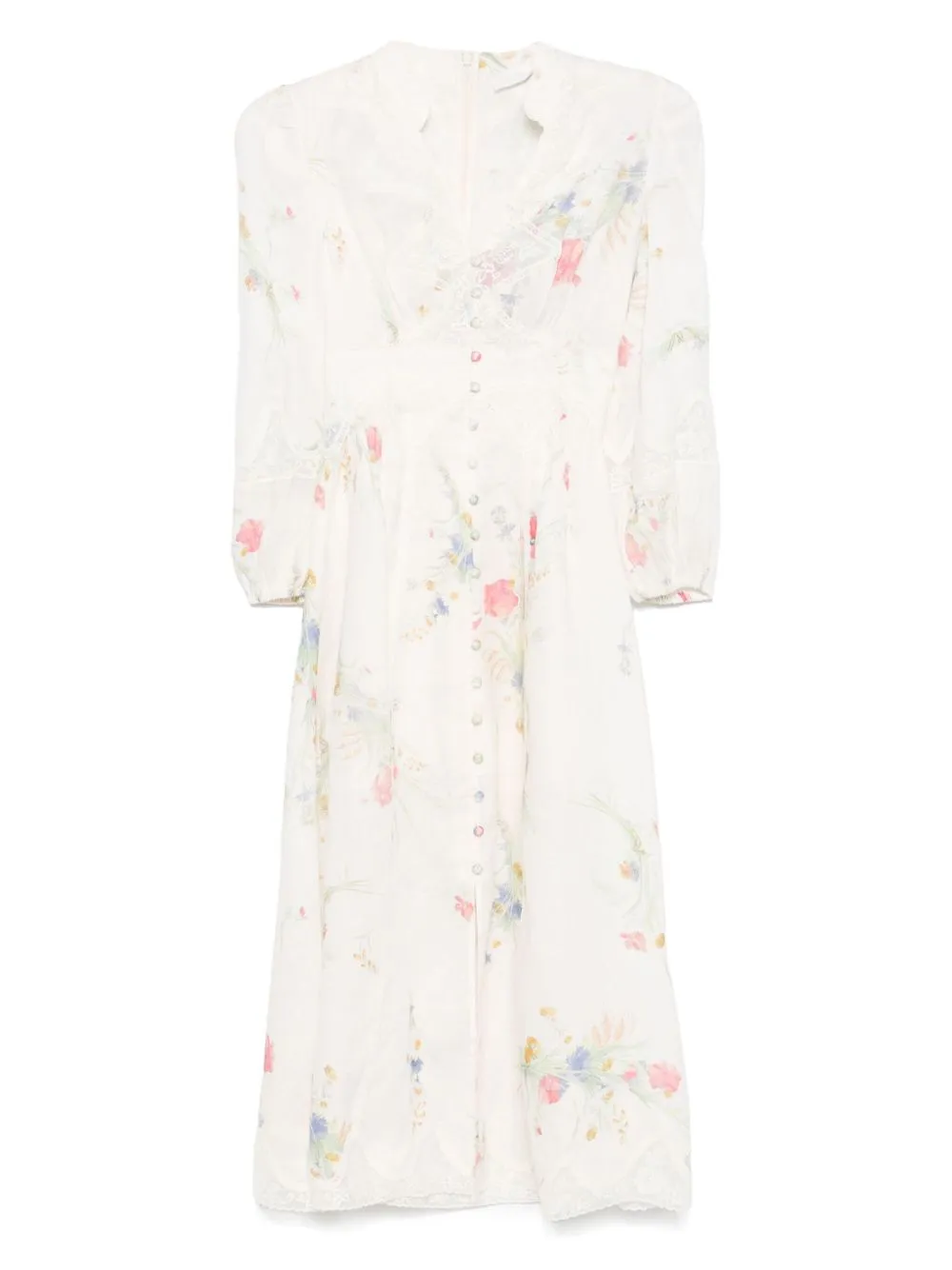 LUCKY LINEN MIDI DRESS sold by Lord & Taylor