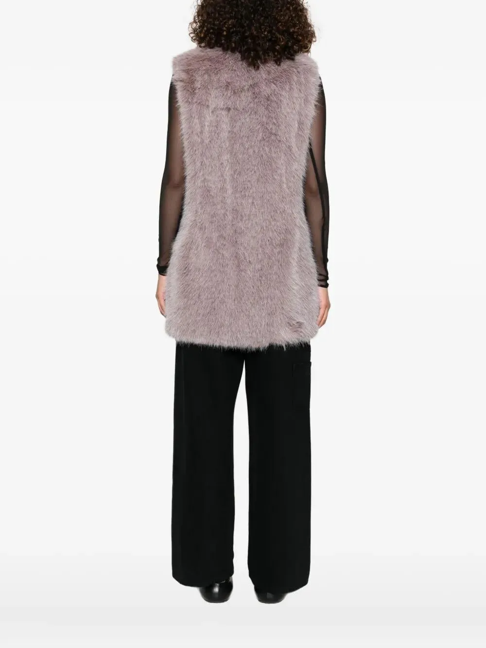 FAUX FUR VEST sold by Lord & Taylor product image thumbnail 4