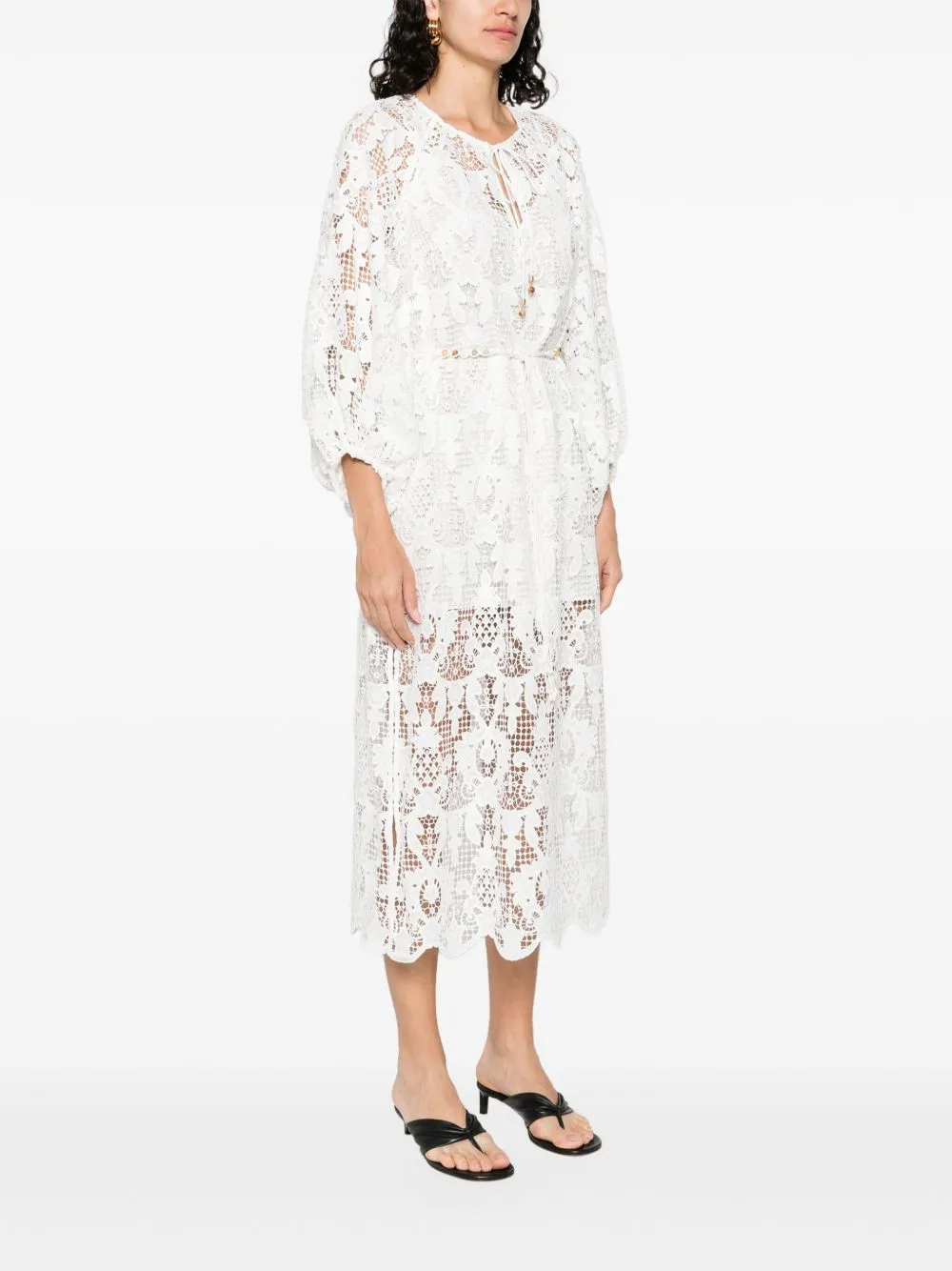 COCO LACE MIDI DRESS sold by Lord & Taylor product image thumbnail 5