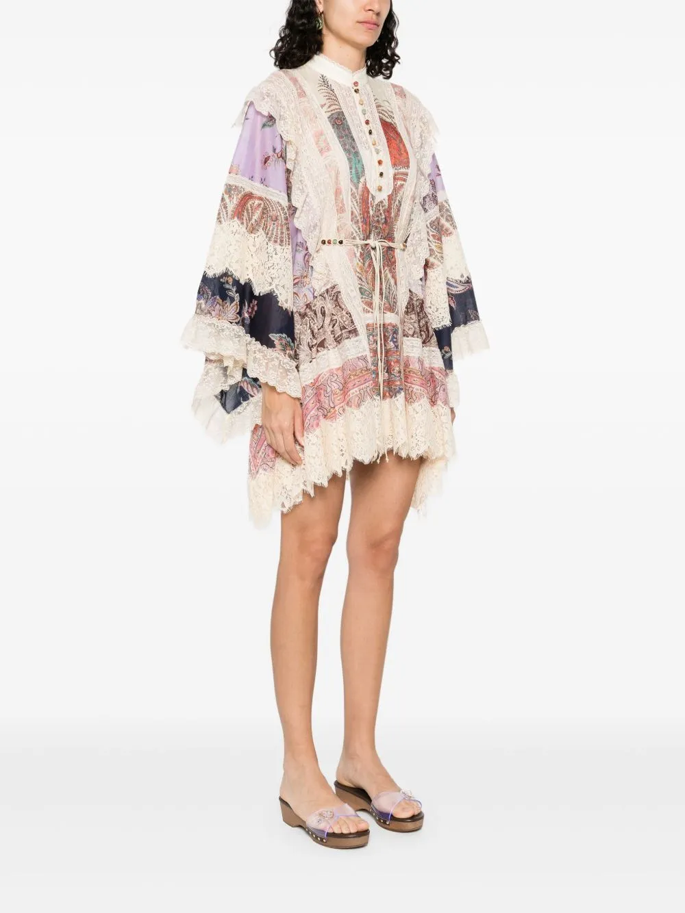 RHIANNON PRINTED COTTON MINI DRESS sold by Lord & Taylor product image thumbnail 5
