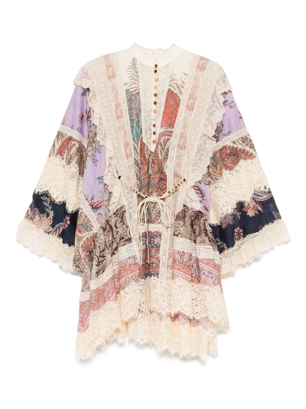 RHIANNON PRINTED COTTON MINI DRESS sold by Lord & Taylor