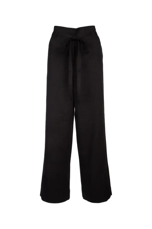 FLUID TIE-WAIST TROUSERS sold by Lord & Taylor