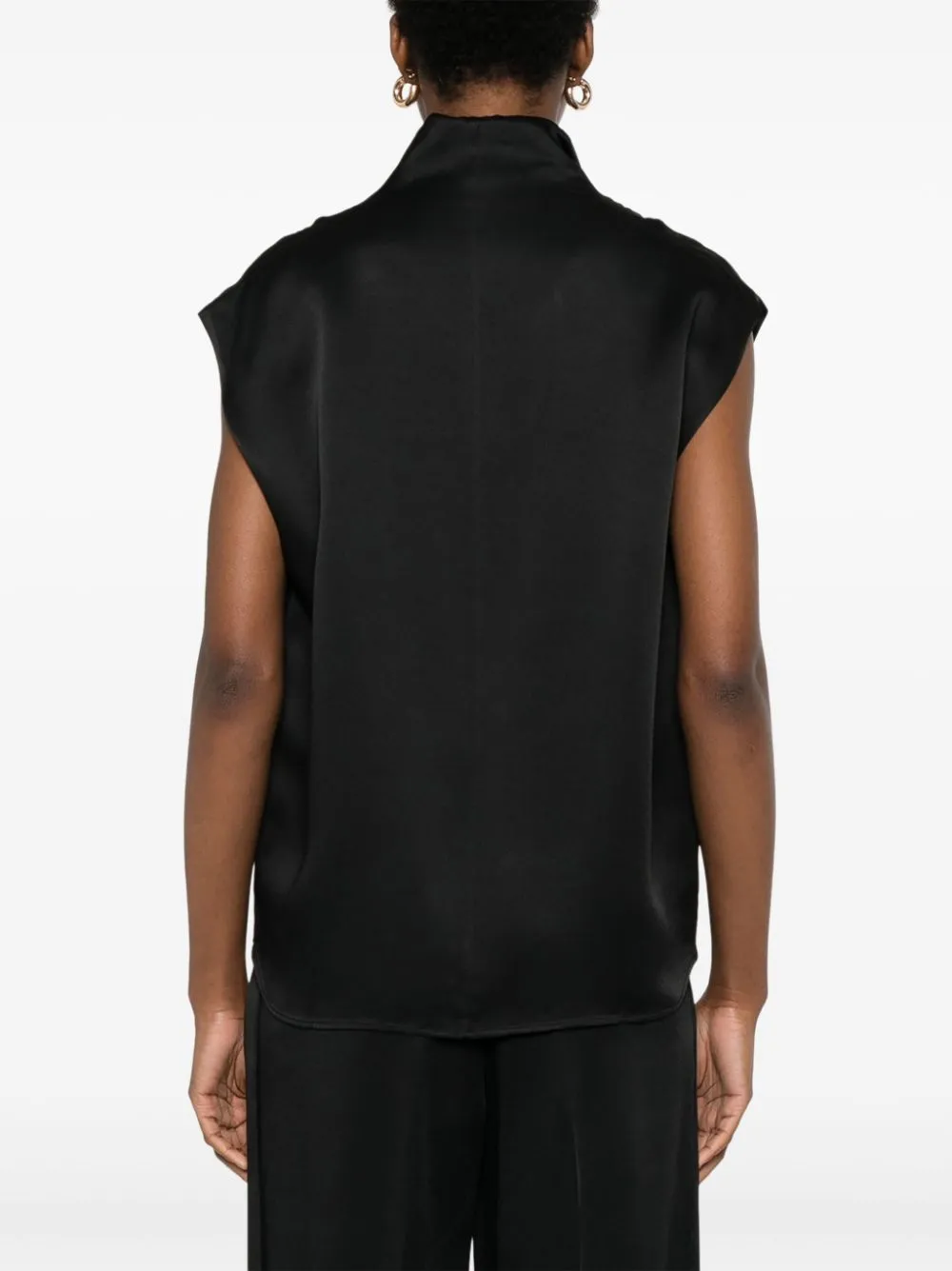 SLEEVELESS FUNNEL-NECK TOP sold by Lord & Taylor product image thumbnail 3