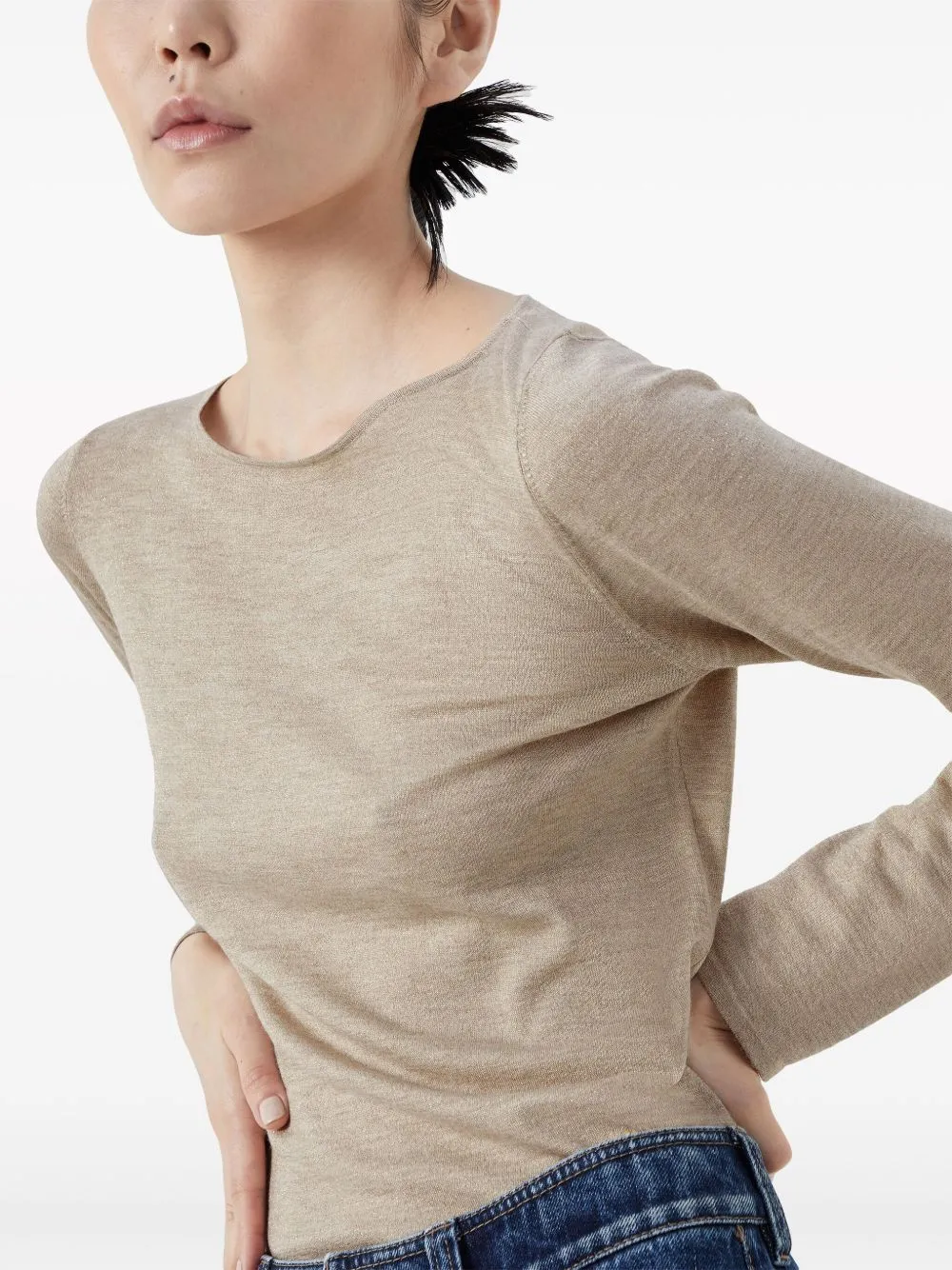 CASHMERE AND SILK SWEATER sold by Lord & Taylor product image thumbnail 3