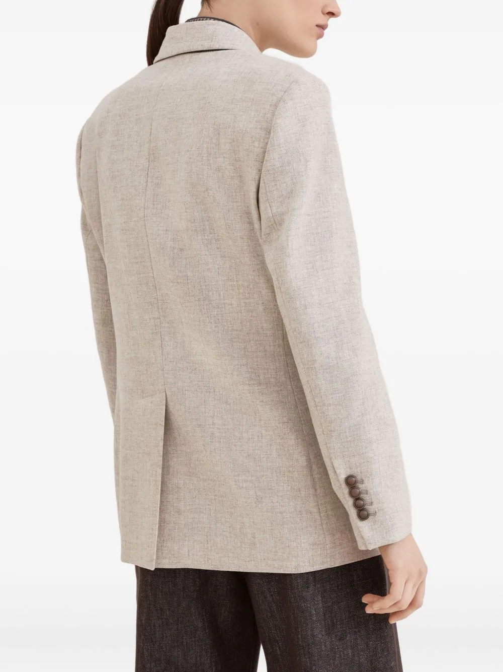 WOOL DOUBLE-BREASTED JACKET sold by Lord & Taylor product image thumbnail 4