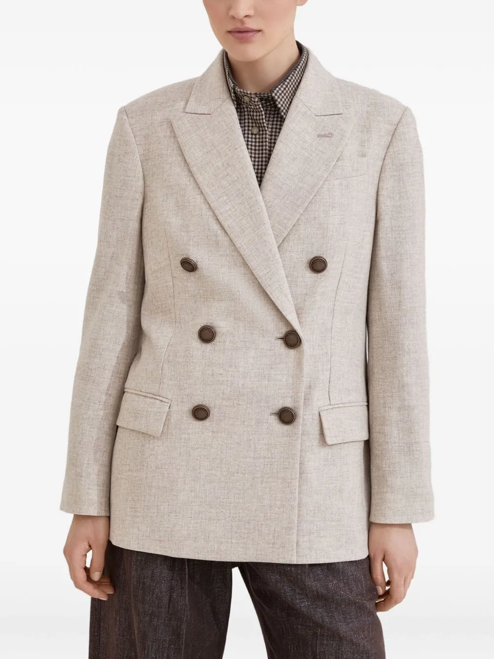 WOOL DOUBLE-BREASTED JACKET sold by Lord & Taylor product image thumbnail 3