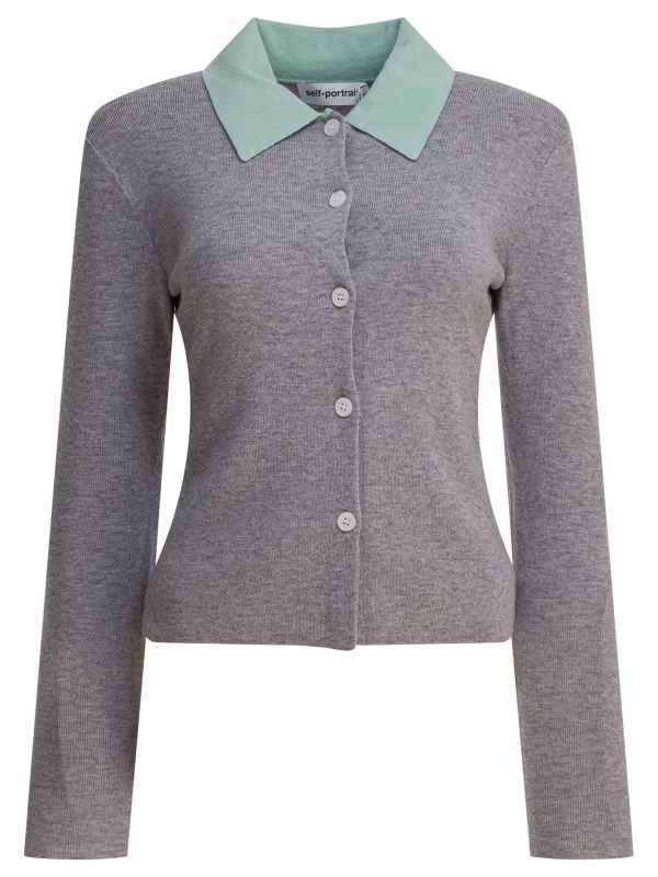 GREY WOOL  KNITWEAR sold by Lord & Taylor