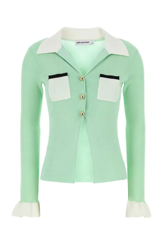 GREEN POLYAMIDE TOP sold by Lord & Taylor