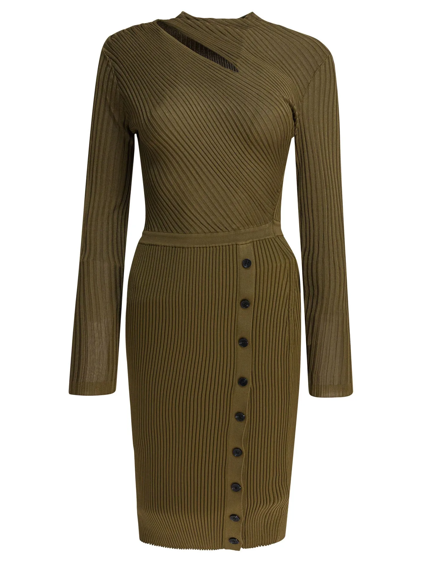 GREEN VISCOSE DRESS sold by Lord & Taylor