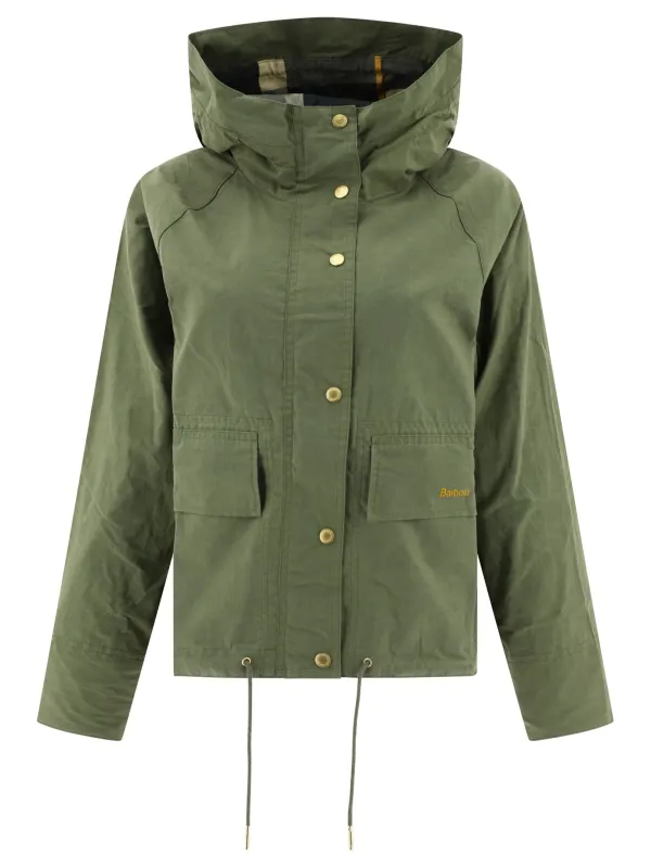 GREEN WAXED COTTON JACKET sold by Lord & Taylor