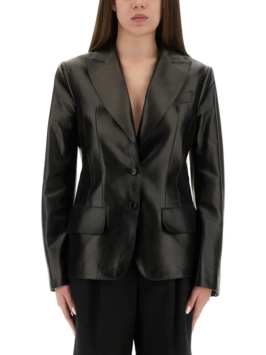 BLACK LAMB LEATHER JACKETS sold by Lord & Taylor product image thumbnail 3