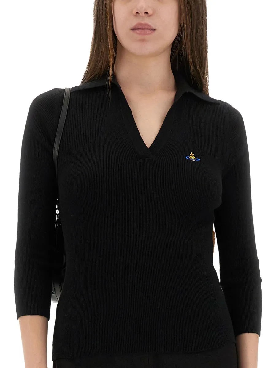 BLACK COTTON CASHMERE POLO SHIRTS sold by Lord & Taylor product image thumbnail 2