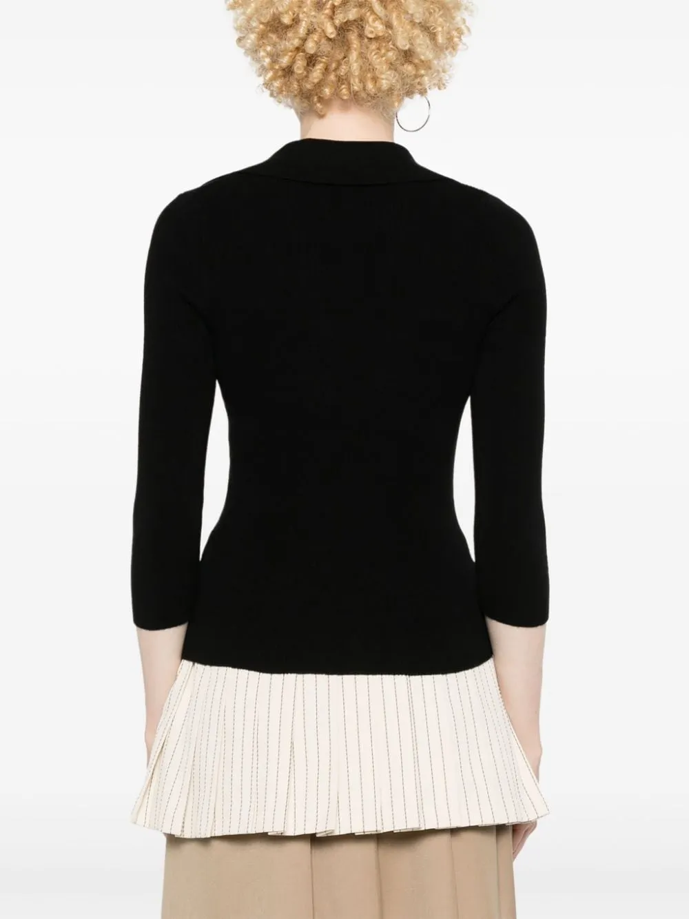 BLACK COTTON CASHMERE POLO SHIRTS sold by Lord & Taylor product image thumbnail 5