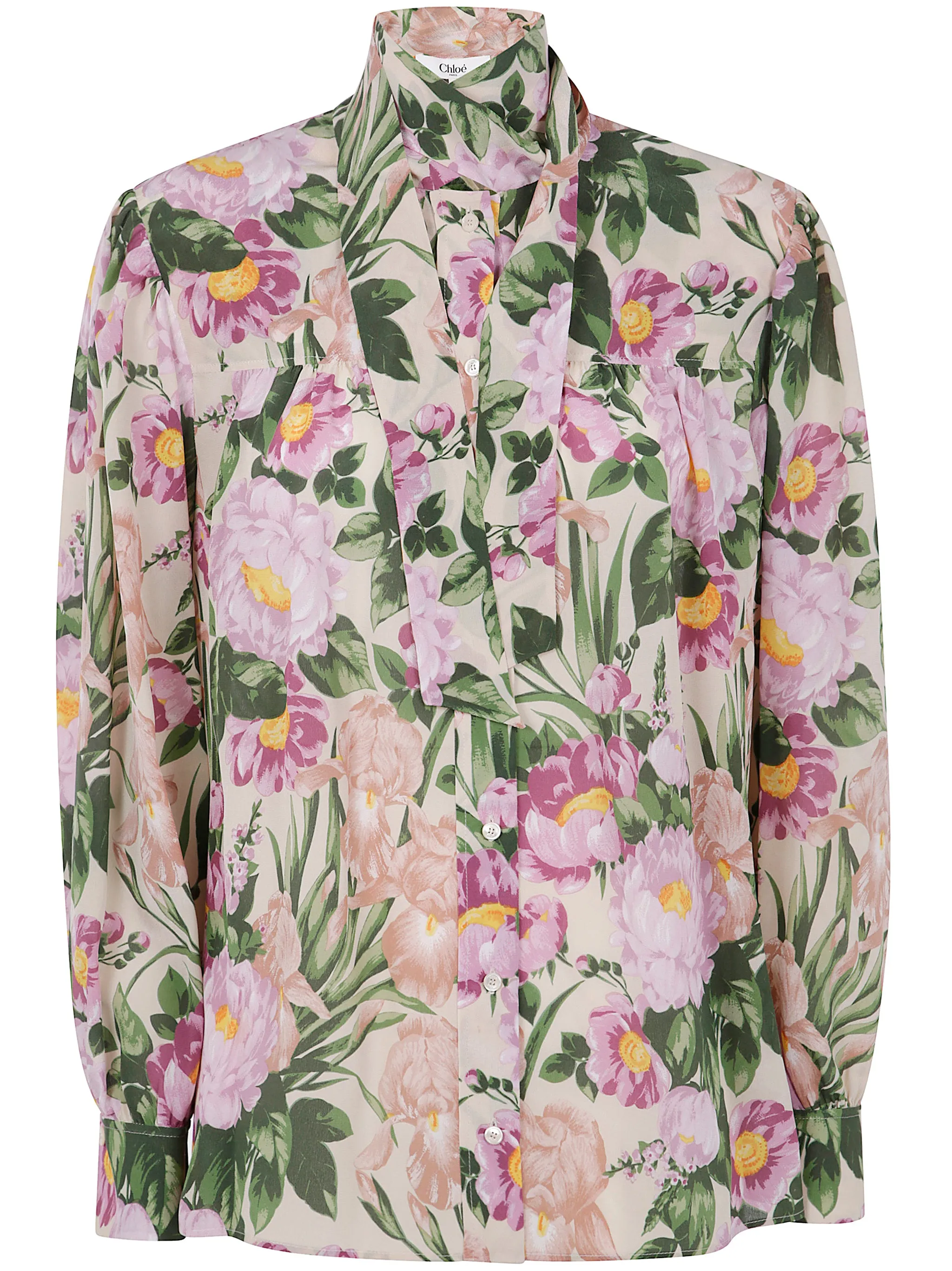 SILK BLOUSE WITH LAVALLIERE NECKTIE sold by Lord & Taylor