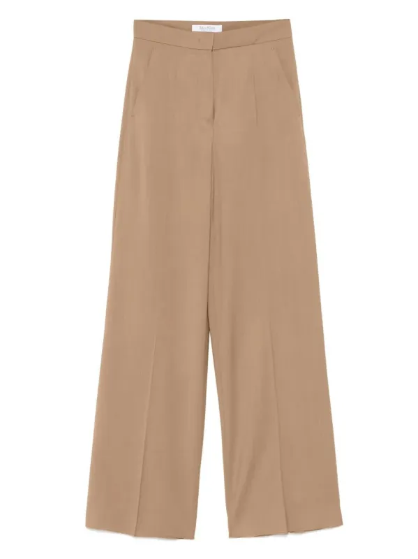 HIGH-WAIST TROUSERS IN VIRGIN WOOL sold by Lord & Taylor