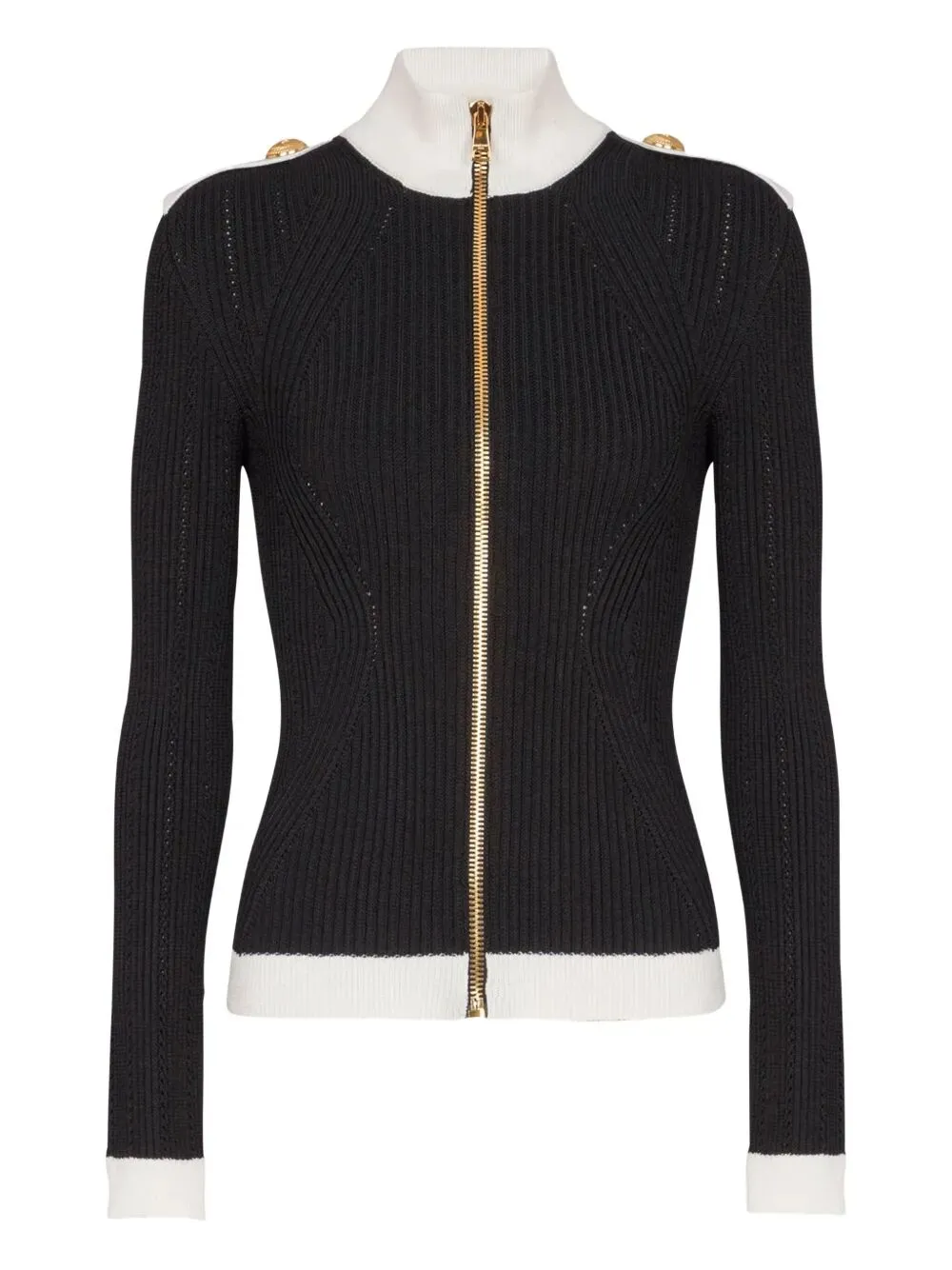 RIBBED KNIT SWEATER CARDIGAN sold by Lord & Taylor