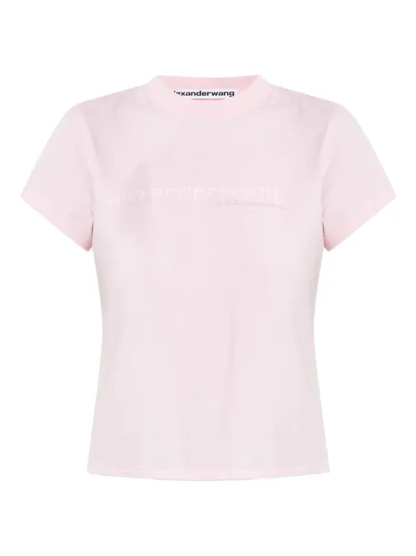 COTTON T-SHIRT WITH LOGO PRINT made by Alexander Wang