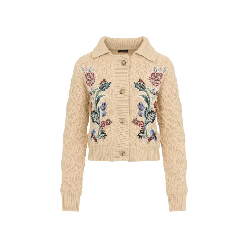 CARDIGAN WITH FLORAL EMBROIDERY sold by Lord & Taylor