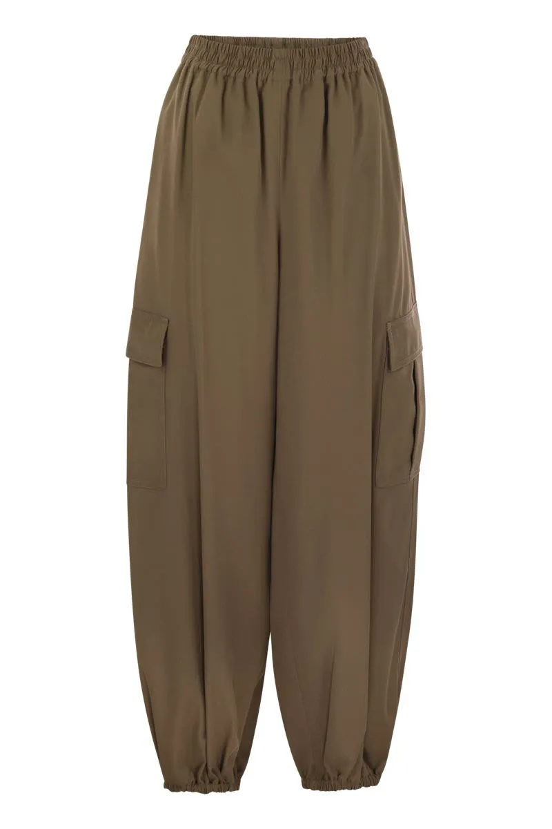 GLAUCO - COTTON BAGGY TROUSERS sold by Lord & Taylor