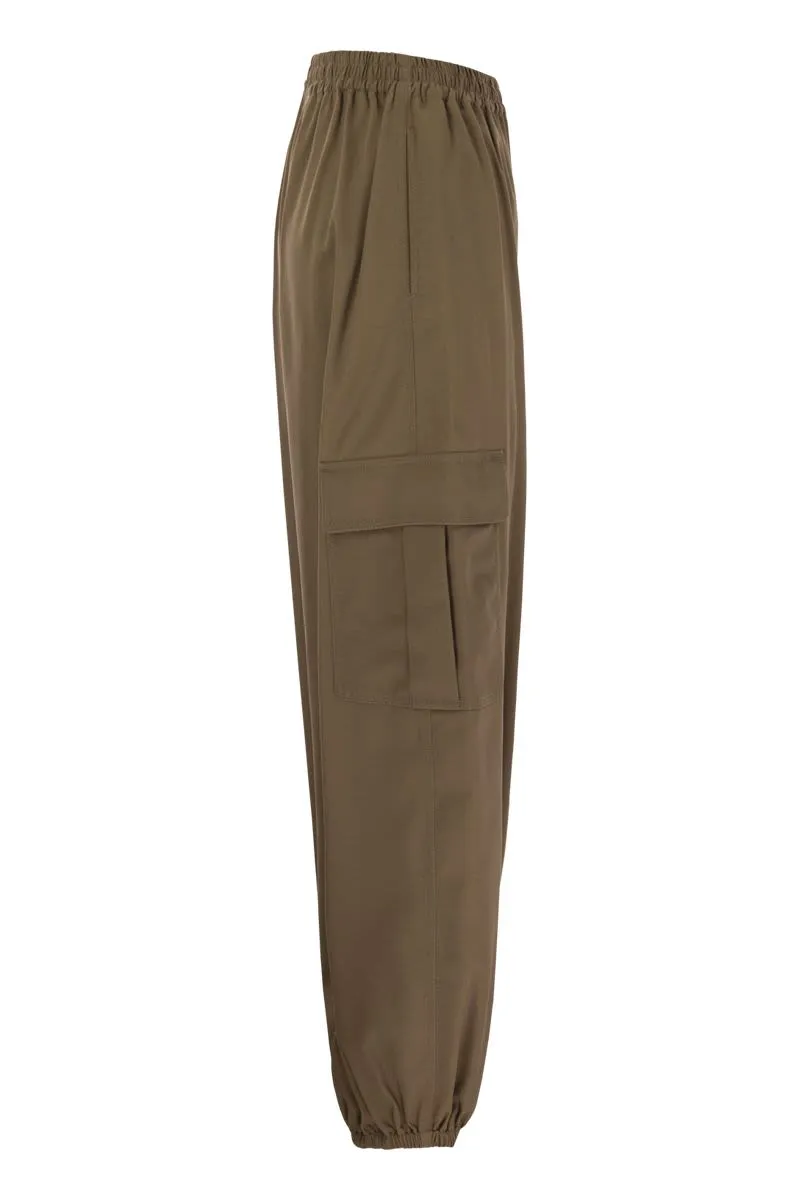 GLAUCO - COTTON BAGGY TROUSERS sold by Lord & Taylor product image thumbnail 3