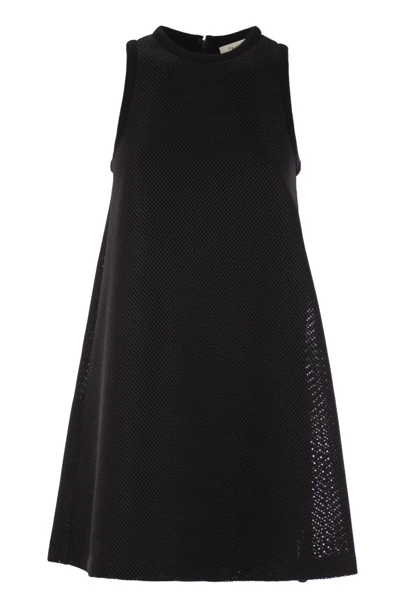 DIDONE - TECHNICAL MESH FLARE DRESS sold by Lord & Taylor