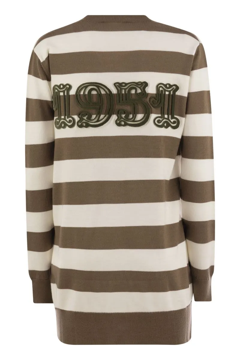 FIEMME - LONG STRIPED WOOL CARDIGAN sold by Lord & Taylor product image thumbnail 2