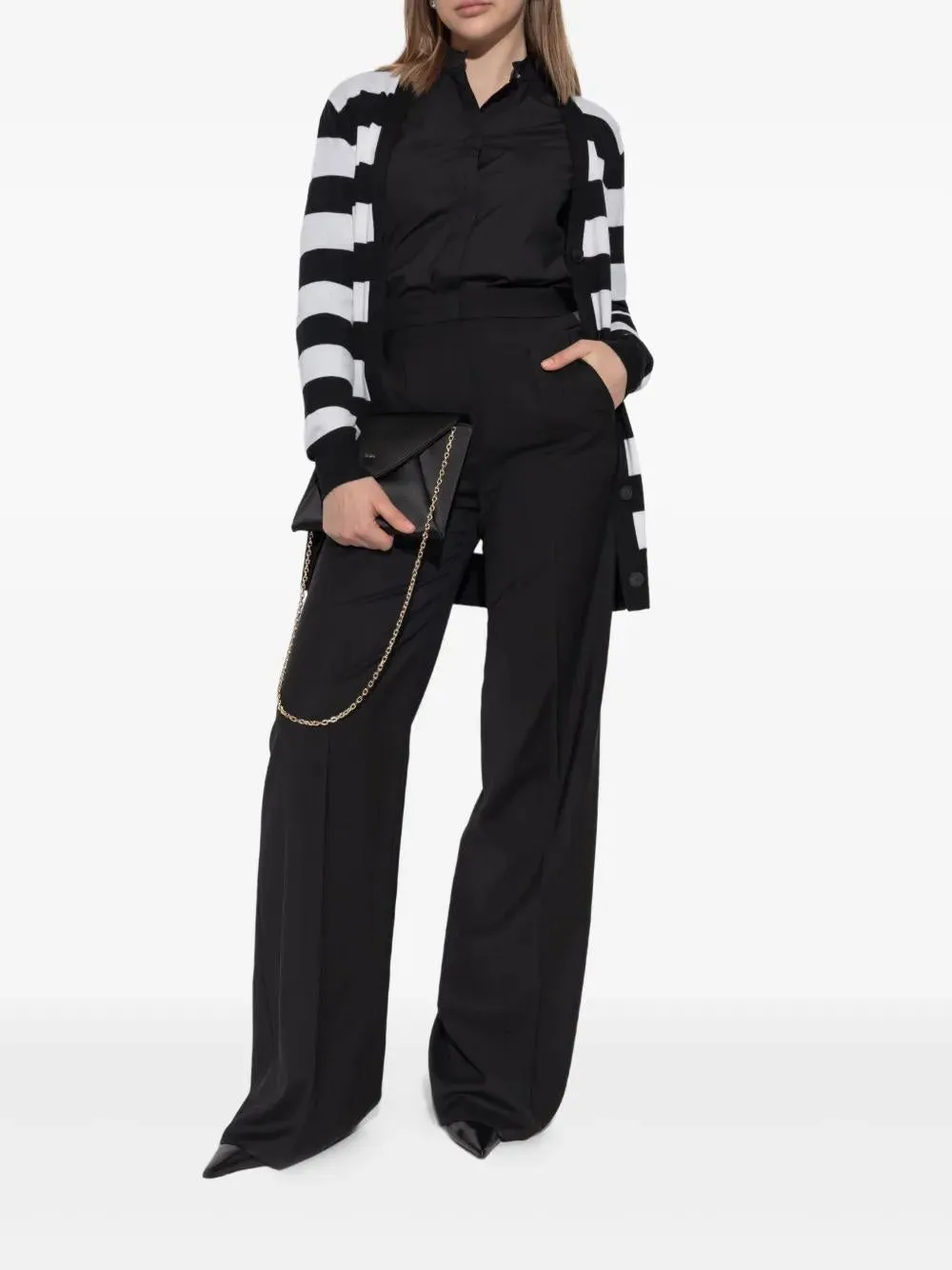 FIEMME - LONG STRIPED WOOL CARDIGAN sold by Lord & Taylor product image thumbnail 2