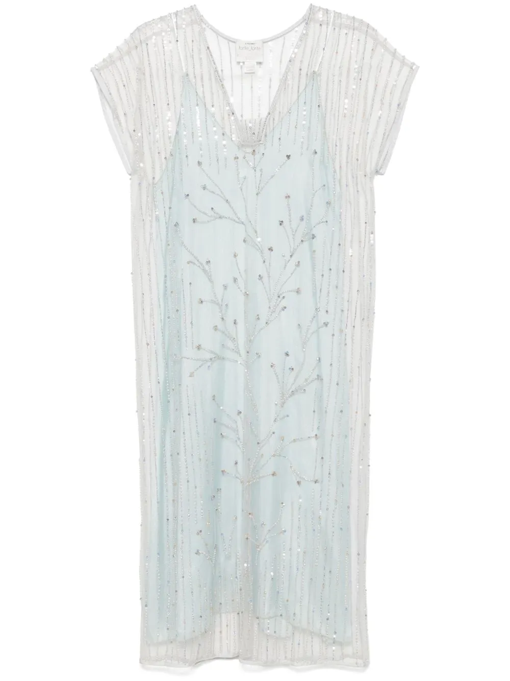 EMBROIDERED TULLE LONG DRESS sold by Lord & Taylor