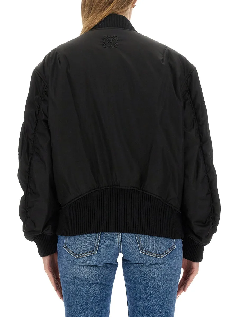 NYLON BOMBER JACKET sold by Lord & Taylor product image thumbnail 3