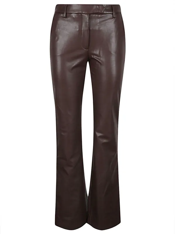 FAUX LEATHER FLARED TROUSERS sold by Lord & Taylor