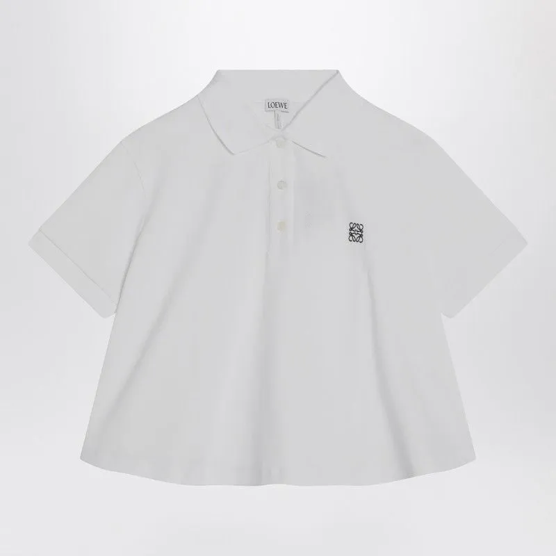 TRAPEZE WHITE COTTON POLO sold by Lord & Taylor