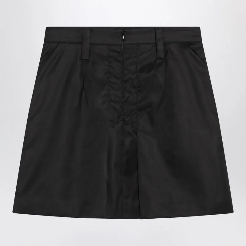 BLACK MINI SKIRT IN RE-NYLON sold by Lord & Taylor product image thumbnail 2