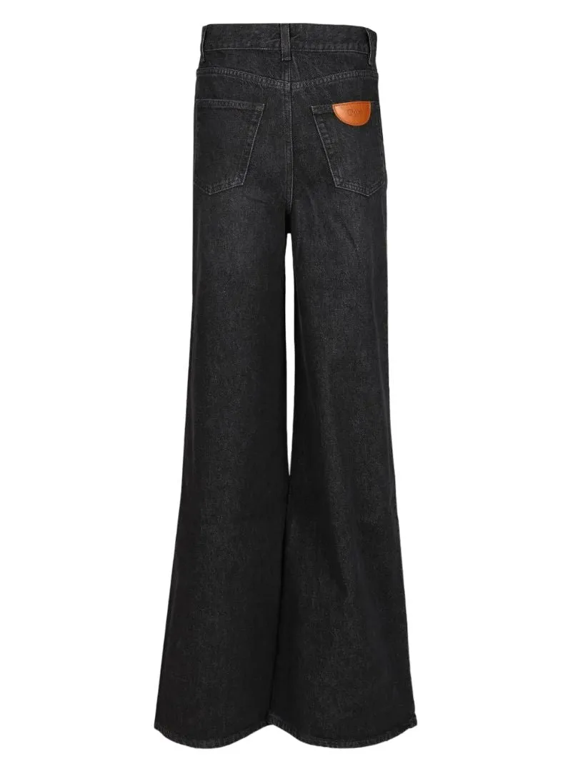 LOOSE BLACK WASHED JEANS sold by Lord & Taylor product image thumbnail 2