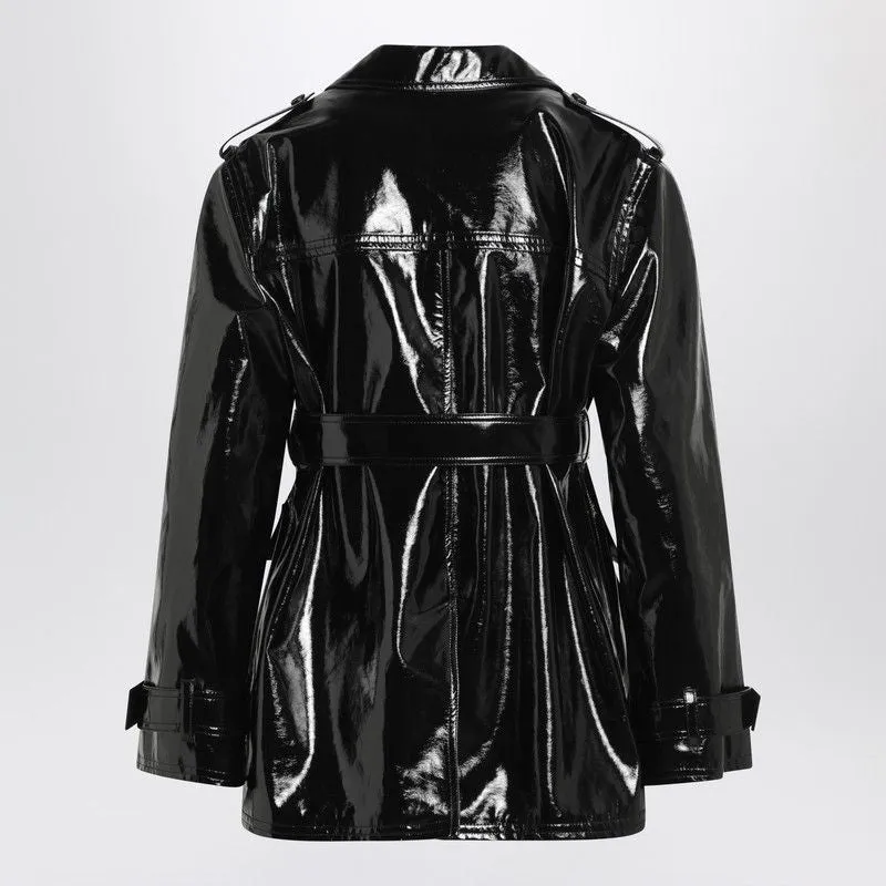 BLACK GLOSSY COTTON CANVAS JACKET sold by Lord & Taylor product image thumbnail 2